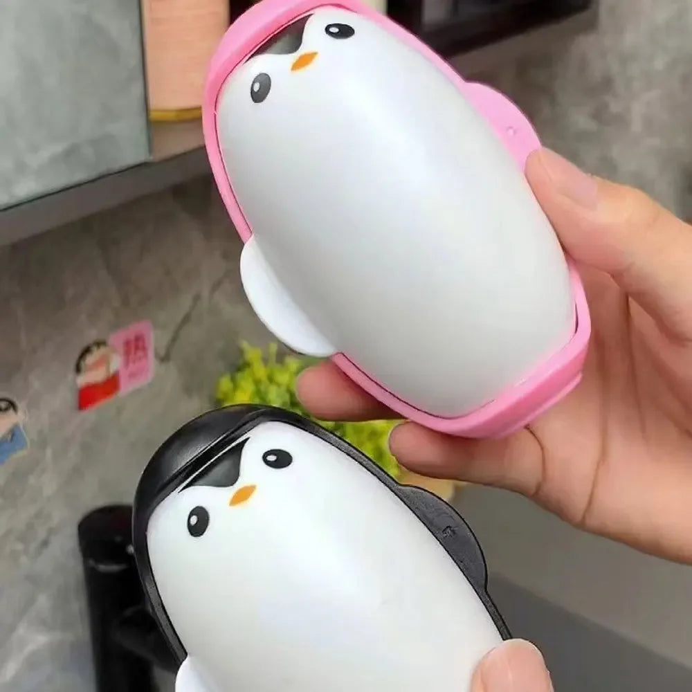 Penguin Lint Remover Household Portable Sticky Washable Reusable Mini Roller Brush Ball Suitable For Pet Hair Clothing Cleaning
