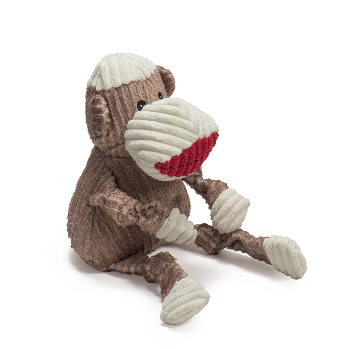 Stuey Sock Monkey Knottie®  Plush Dog Toy