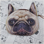 New Cute Cat Dog Face Zipper Case Coin Purse Female Wallet   Purses Makeup Buggy Bag