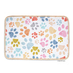 Paw Prints Pet Bowl Mat