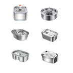 Stainless Steel Smart Pet Water Dispenser with Automatic Circulation and Filtration, Large Capacity Feeder for Cats and Dogs