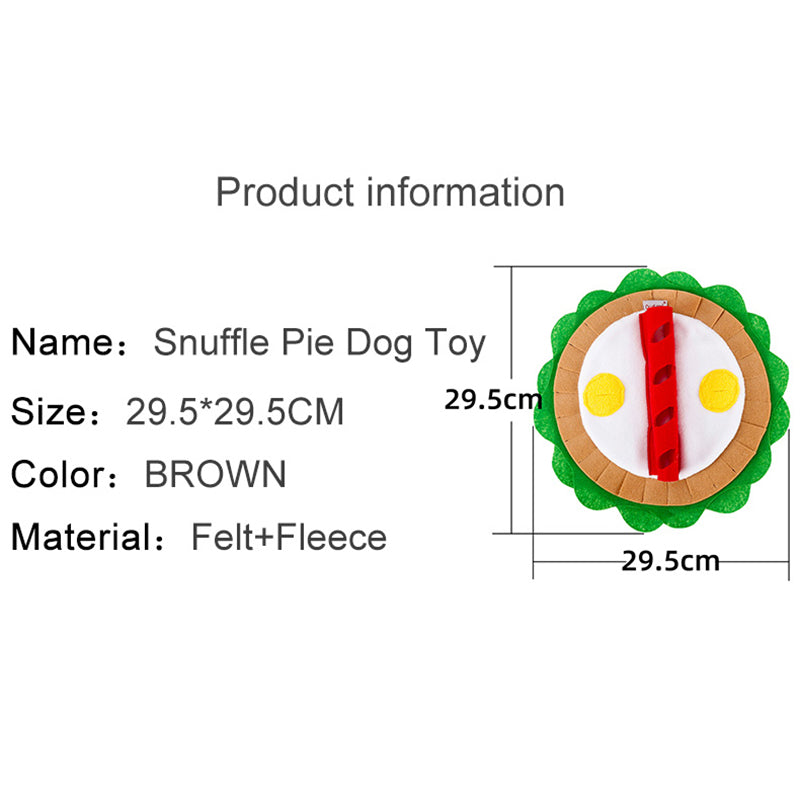 Pet Dog Snuffle Mat Pet Sniffing Training Toy Thin Burrito Design Blanket Fleece Pads Dog Mat Relieve Stress Dog Play Puzzle Toy