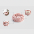 Plush Donut Comfort Pet Bed