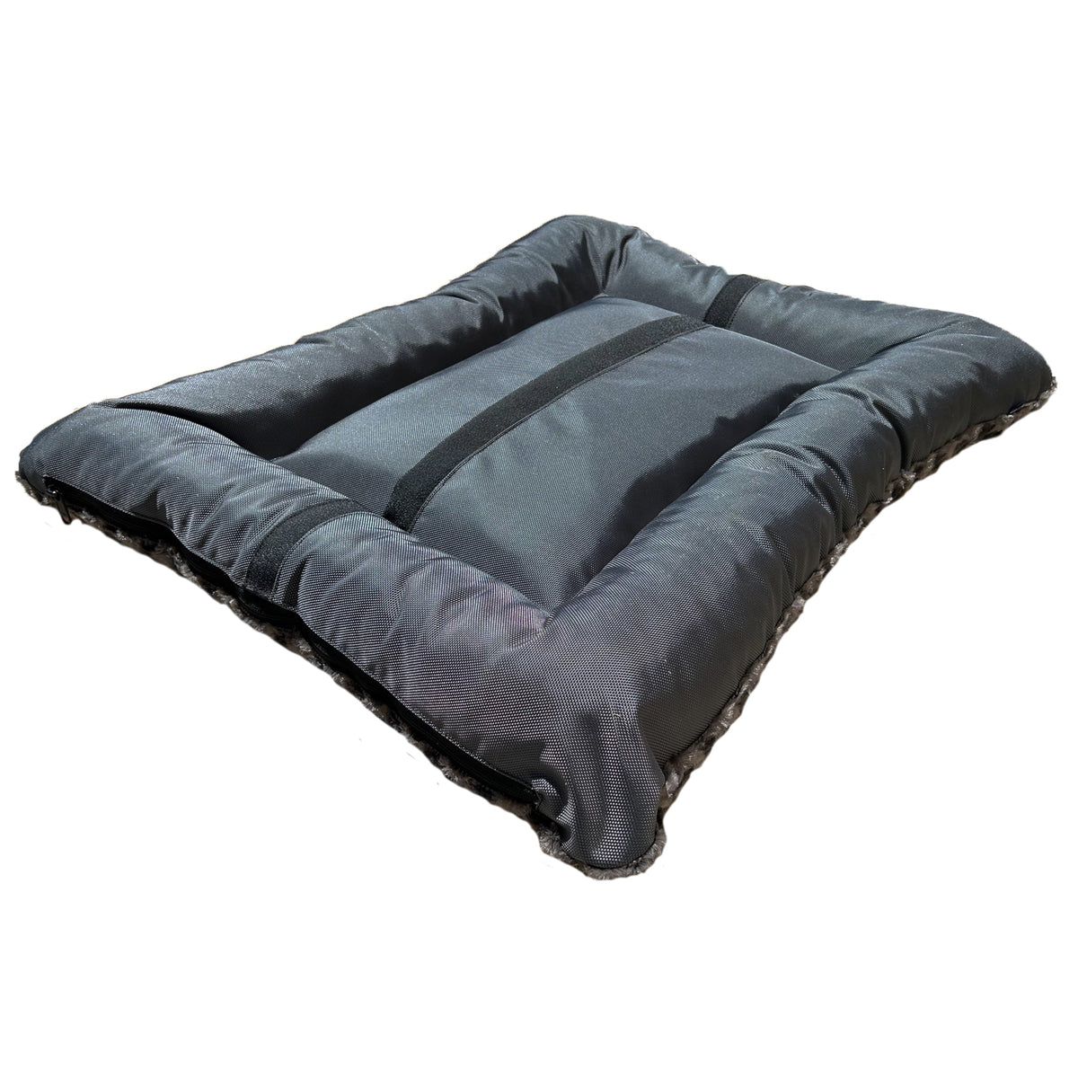 Dog Bed - Rectangle Bolstered Furvana™ 'Cloud'