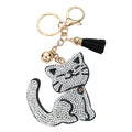 Bling Cat Tassel Bag Charm