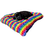 Dog Bed - Rectangle Bolstered Furvana™ 'Cloud'