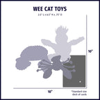 HuggleKats® Woodland Bucket of Cat Toys, 12 Pack