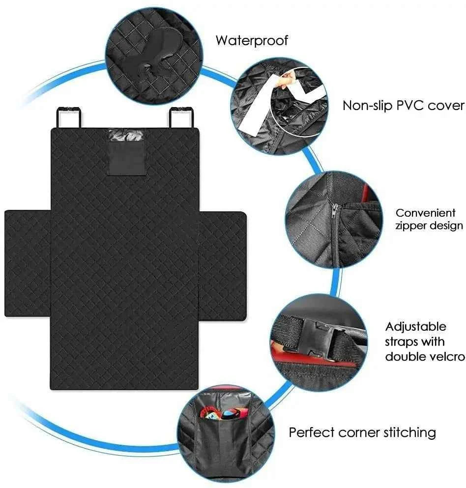 Waterproof Dog Car Seat Cover | Protect Your Car & Keep pet comfy