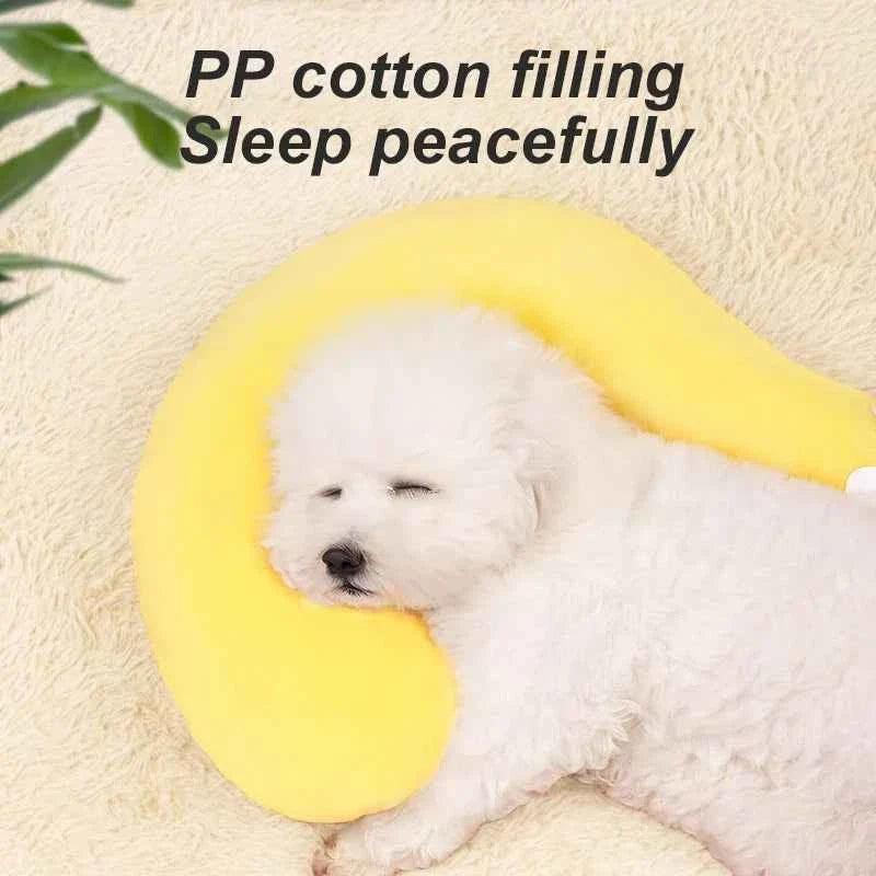 Pet U-Shaped Neck Pillow for Dogs & Cats