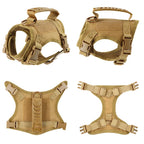 Tactical Puppy Harness Leash Set – Adjustable Military-Style Vest for Small Dogs & Cats, Ideal for Training & Walking