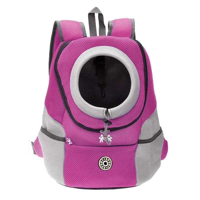 Double Shoulder Pet Carrier Backpack – Breathable Travel Dog Bag