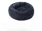Calming Round Pet Bed: Plush Donut Cuddler for Dogs & Cats