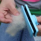 Self Cleaning Pet Slicker Brush by cuteNfuzzy®