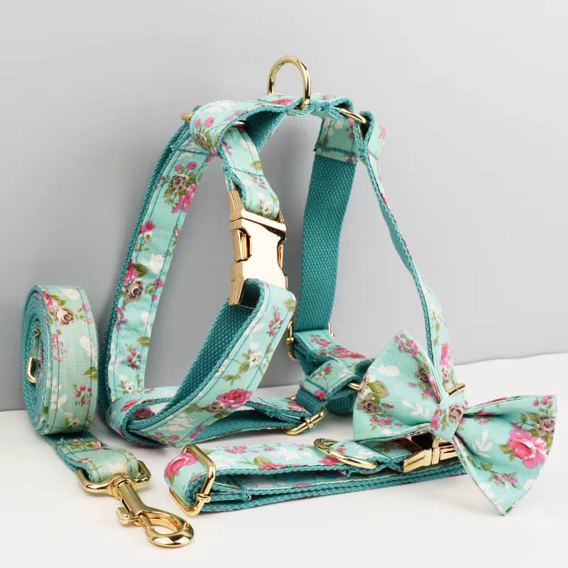 Blue Blossom Floral Set