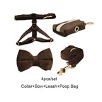 Dark Brown Velvet Set