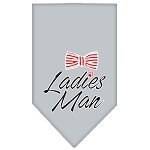 Pet and Dog Bandana Screen Printed, "Ladies Man"