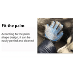 New Efficient Pet Grooming Cleaning Gentle Brush Gloves Pet Hair Remover Gloves