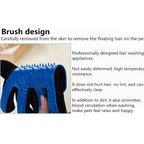 New Efficient Pet Grooming Cleaning Gentle Brush Gloves Pet Hair Remover Gloves