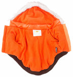 Pet Life ® Classic Metallic Fashion 3M Insulated Dog Coat Parka  w/ Removable Hood