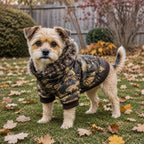 Pet Life ® Classic Metallic Fashion 3M Insulated Dog Coat Parka  w/ Removable Hood
