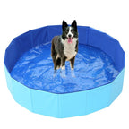 Portable Dog Swimming Pool Pet Bath Tub Foldable Leak-proof PVC Safe Pet Supplies with Drain Easy Clean Dog Accessories Foldable Dog Pool for Large Dogs Portable Plastic Hard Outdoor Swimming Pool Pet Bath Pool