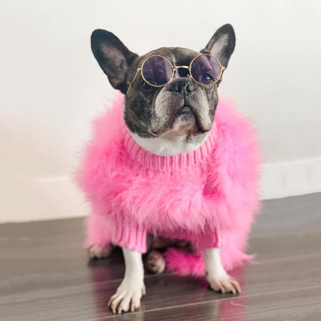 Haute Couture Feathered Luxury Pet Sweater